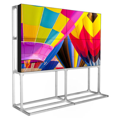 صفحه نمایش 1.7 میلی متری باریک 4k 55 اینچ صفحه نمایش LCD برای تبلیغات