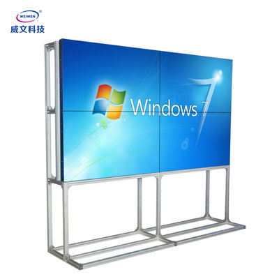 پایه 3.5 میلی متری قاب دیواری ویدئویی 3x3 FHD رزولوشن 49 اینچ