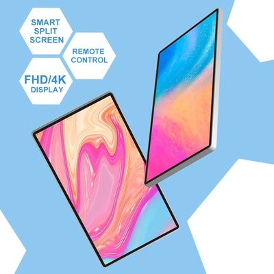 43 اینچ دیواری روی صفحه نمایش LCD پخش کننده تبلیغات شبکه Wifi 50hz 6ms زمان پاسخگویی