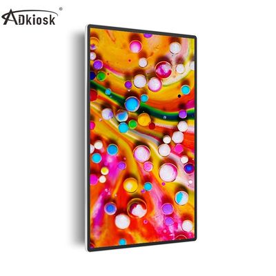 علامت دیجیتالی فوق العاده نازک دیواری 21.5 اینچ داخلی 400cd/m2