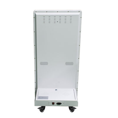 LCD متحرک تبلیغات سیگنال دیجیتال 32 اینچ توتم با چرخ های جهانی