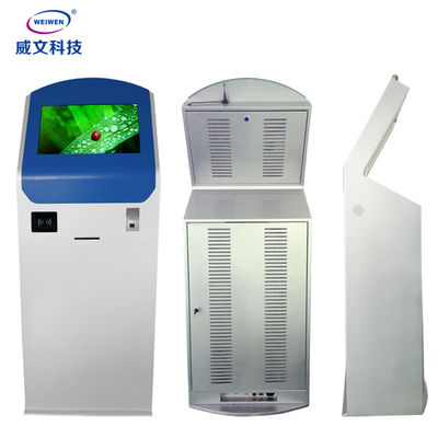 کیوسک خودکار سرویس خودکار هوشمند 19 اینچ صفحه نمایش کیوسک پایه کف