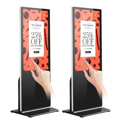 4K Resolution LCD Touch Screen Kiosk Monitor i3 i5 CPU PC OS 65Inch