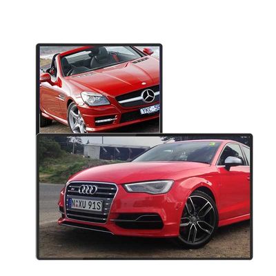 ال سی دی اتومبیل 400cd/m2 دیواری چند زبانه 22 اینچ برای تبلیغات