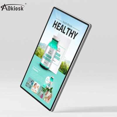 Ultra Thin 23.8 اینچ آسانسور Signage Digital نمایش 16 گیگابایت جهت تبلیغات