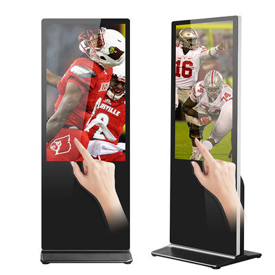 16: 9 صفحه نمایش لمسی تعاملی دیجیتال کیوسک Signage 55Inch LAN WIFI Network