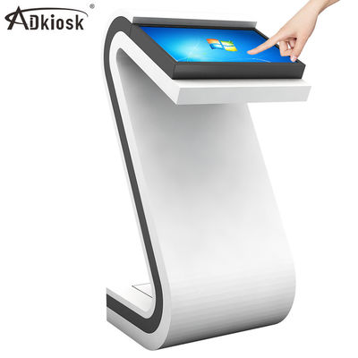 کیوسک صفحه نمایش لمسی تعاملی مادون قرمز 21.5 اینچ ویندوز I3 چهارم 4+120 گرم ssd