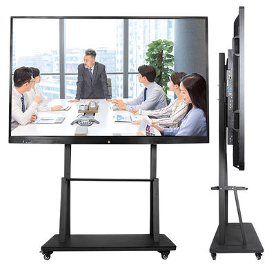 صفحه نمایش لمسی آموزش هوشمند 16: 9 تخته وایت برد 65 اینچ 75 اینچ