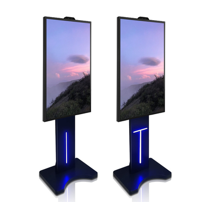 IPS 4K 2K 60 فریم در ثانیه کیوسک لمسی تعاملی CCC رمزگشایی فوق العاده شفاف