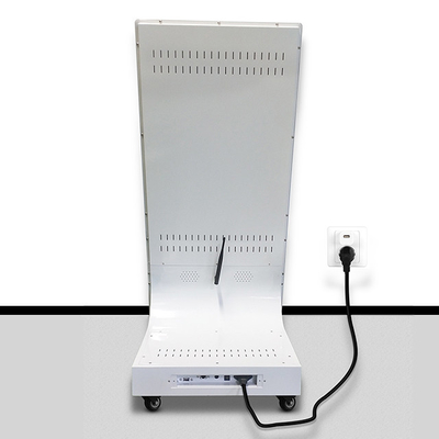 کیوسک سلف سرویس کیوسک صفحه نمایش ال سی دی 1.5 آمپر پایه طبقه داخلی CCC با چرخ