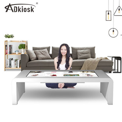 میز تعاملی هوشمند 55 اینچی Pcap Touch ضد آب برای رستوران کنفرانس قهوه