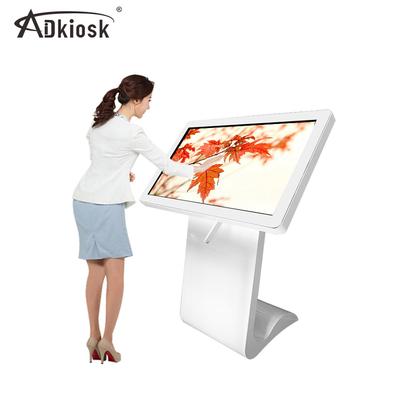 کیوسک اطلاعاتی صفحه نمایش LCD چند لمسی داخلی 55 اینچی Smart Wayfinding