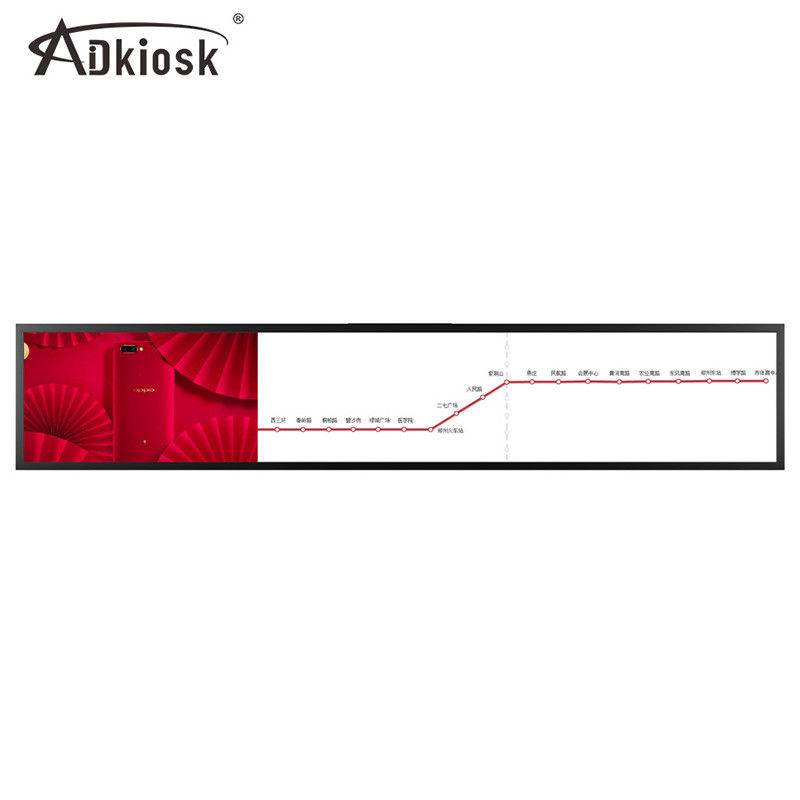 مانیتور 38 اینچی قفسه لبه LCD صفحه نمایش فلزی 38W مانیتور Ultrawide Stretched 5000: 1