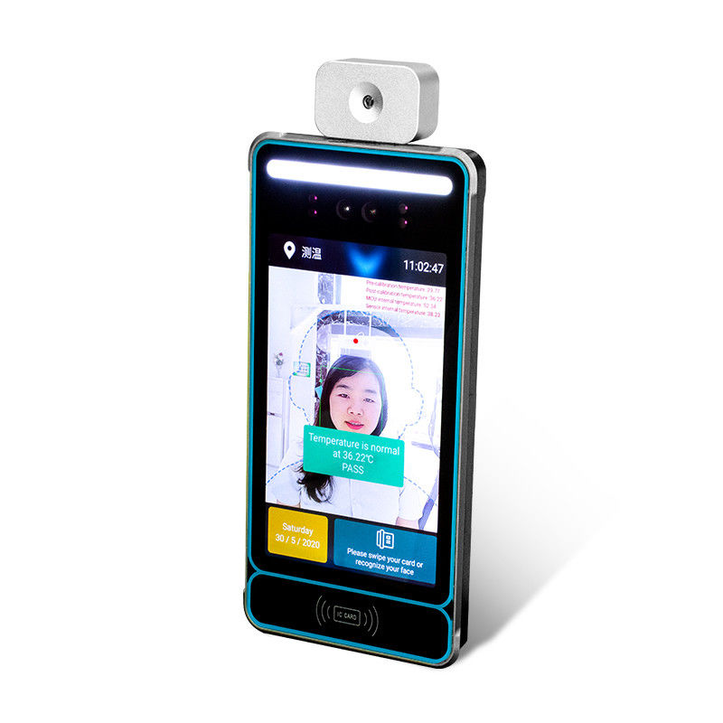 دماسنج اسکن پایانه تشخیص IPS All in One Face 8inch 140 ° F کنترل دسترسی