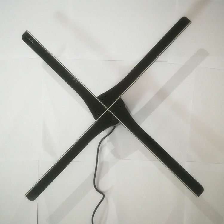 100cm 1406pcs چراغ LED Beads تعلیق فن هولوگرام سه بعدی فن پروژکتور هولوگرافیک نور