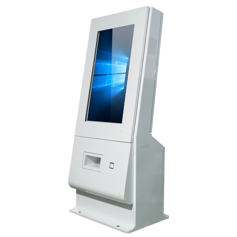 کیوسک صفحه لمسی تعاملی BT4.0 350cd/m2 Wifi Internet NFC برای سلف سرویس